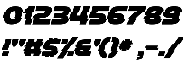 Bugfast Font OTHER CHARS