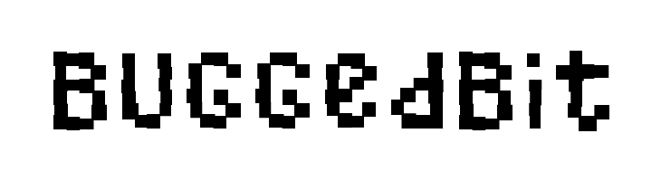 BuggedBit  Descarca Fonturi Gratis