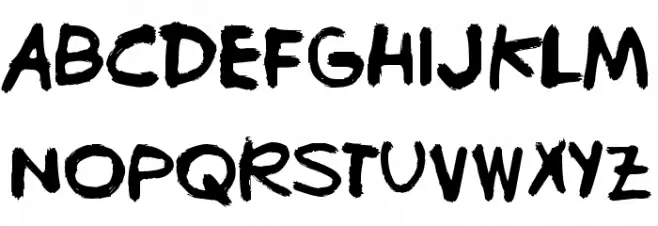 Bugghet Schriftart Groß