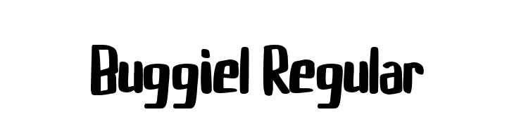 Buggiel Regular फ़ॉन्ट