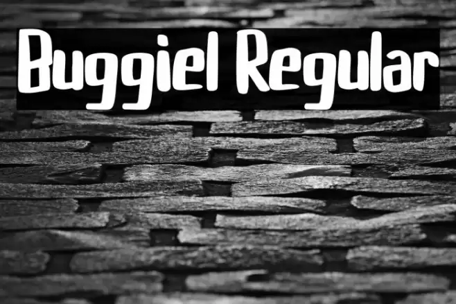 Buggiel Regular Caratteri examples