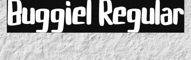 Buggiel Regular Caratteri examples