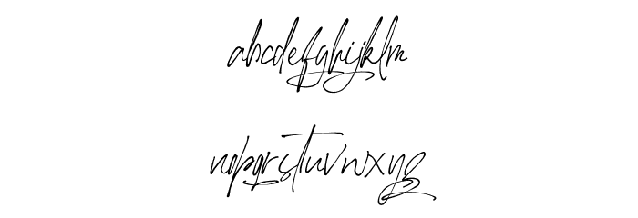 Buggiest Font LOWERCASE