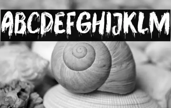 Buggy Trick Font examples