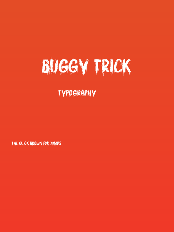 Buggy Trick Poster