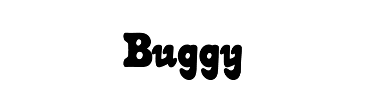 Buggy  Frei Schriftart Herunterladen