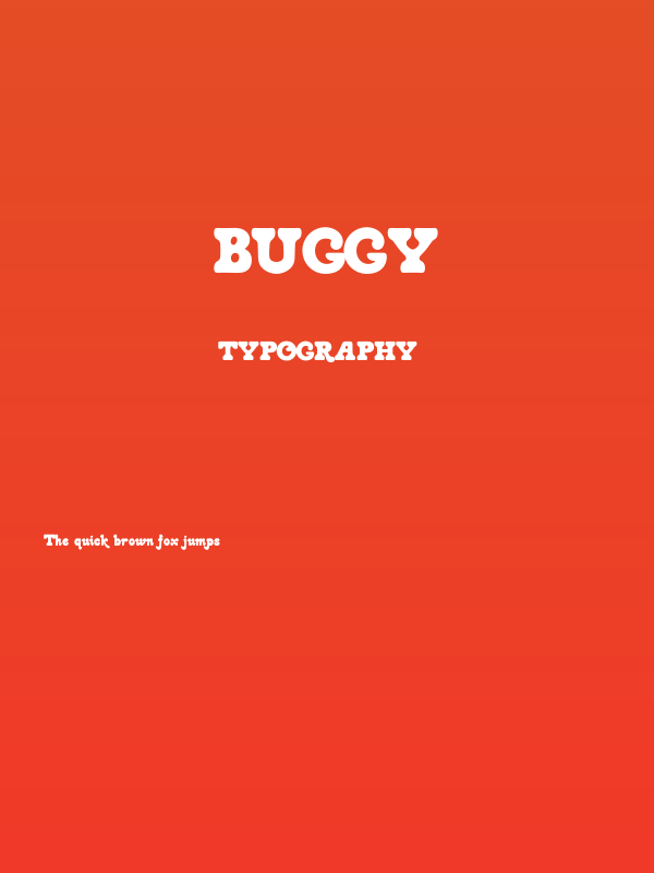 Buggy Poster