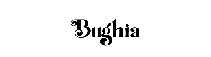 Bughia  Frei Schriftart Herunterladen