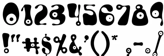 Bughouse Font Alte caractere