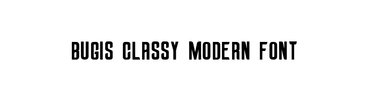 Bugis Classy Modern Font  Free Fonts Download