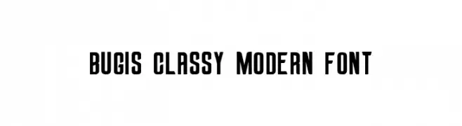 Bugis Classy Modern Font  免费字体下载