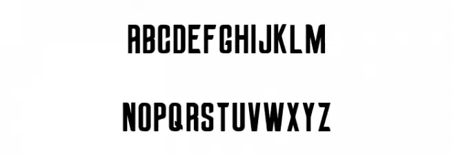 Bugis Classy Modern Font फ़ॉन्ट अपरकेस