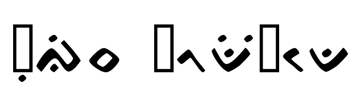 Bugis Modified Font