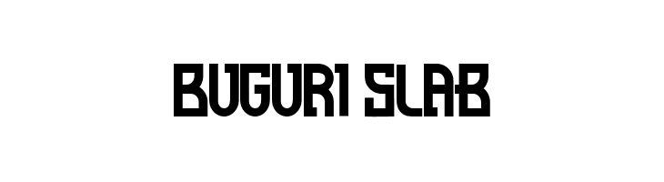 Buguri Slab  Free Fonts Download