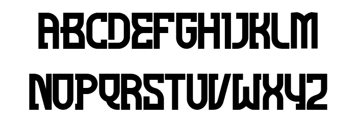 Buguri Slab Font LOWERCASE