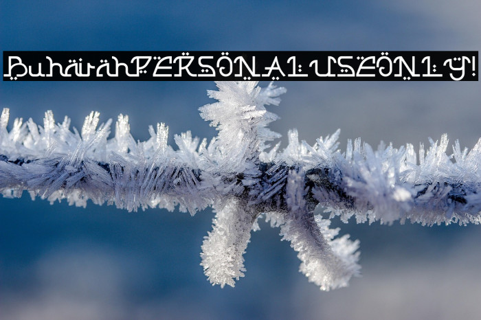 Buhairah PERSONAL USE ONLY! Example 3