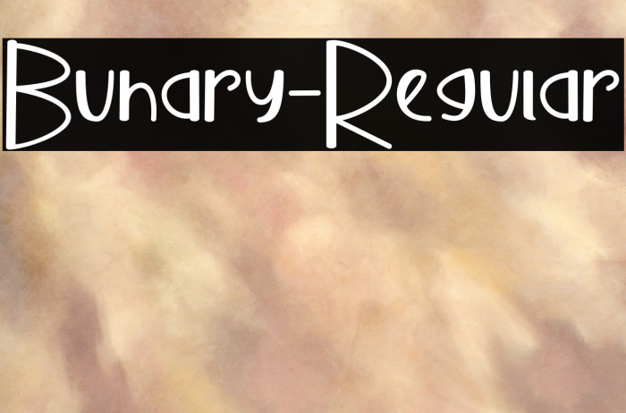 Buhary-Regular Font examples