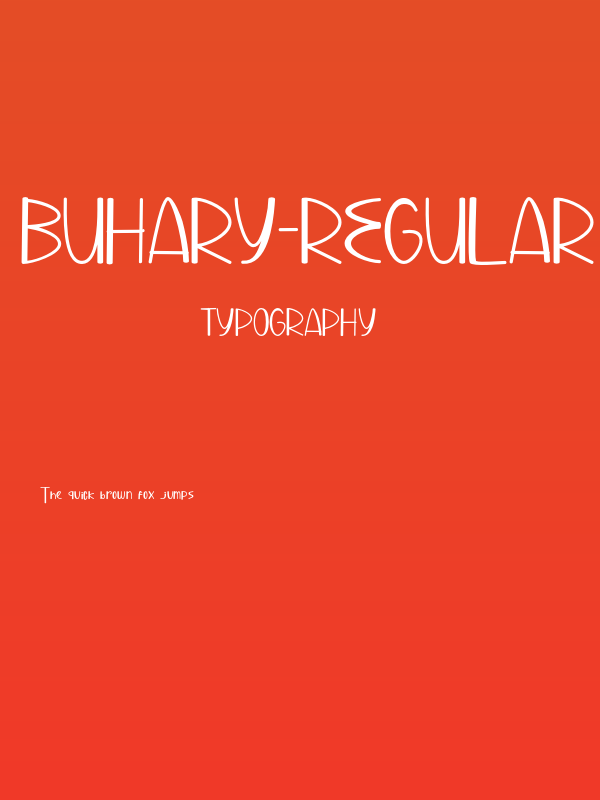 Buhary-Regular Poster