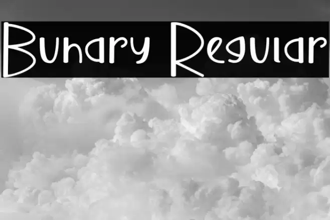 Buhary Regular Font examples