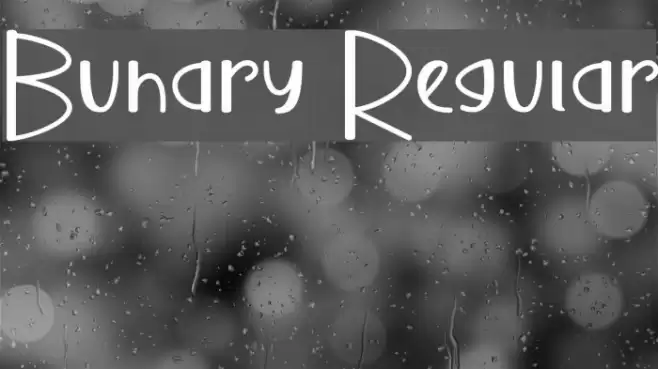 Buhary Regular Font examples
