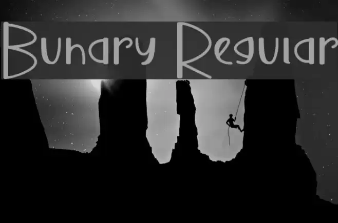 Buhary Regular Font examples
