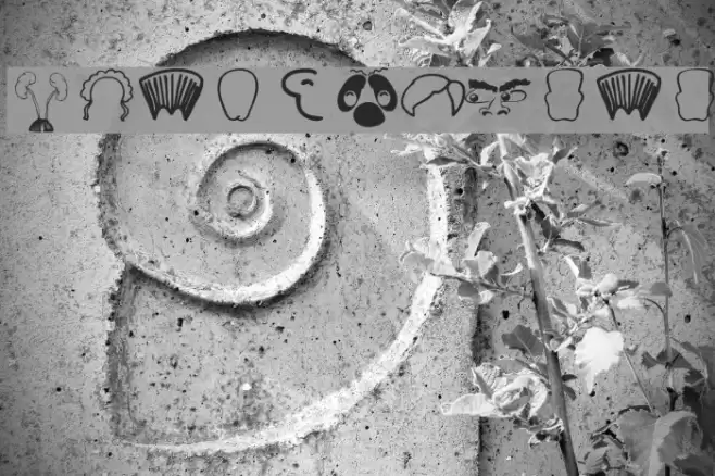 BuildYourOwnPeople Font examples