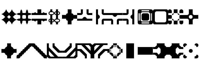 Builder3 Font LOWERCASE