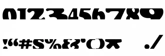 Building Bloc Font OTHER CHARS