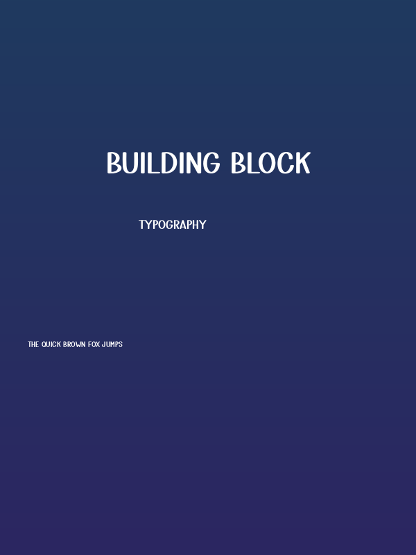 Building Block Poster