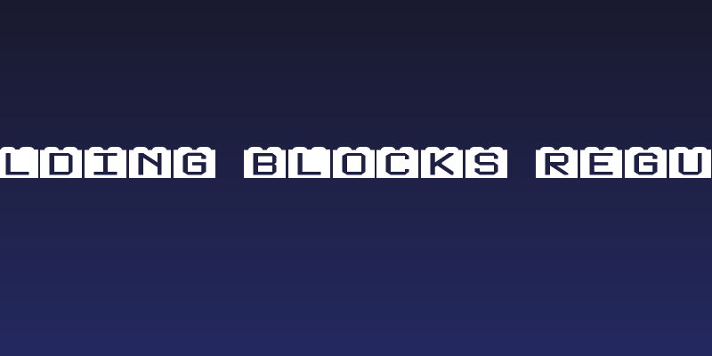 Building Blocks Regular Social Header