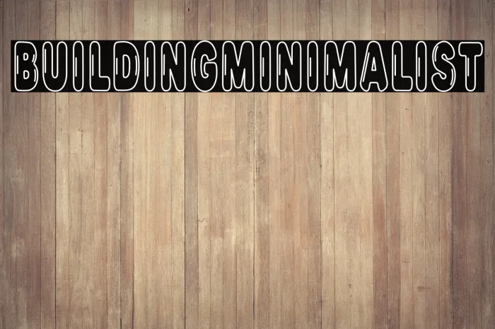 Building Minimalist Example 1