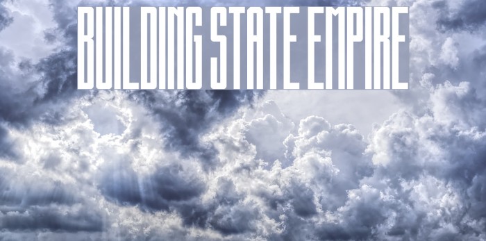 Building State Empire Font examples