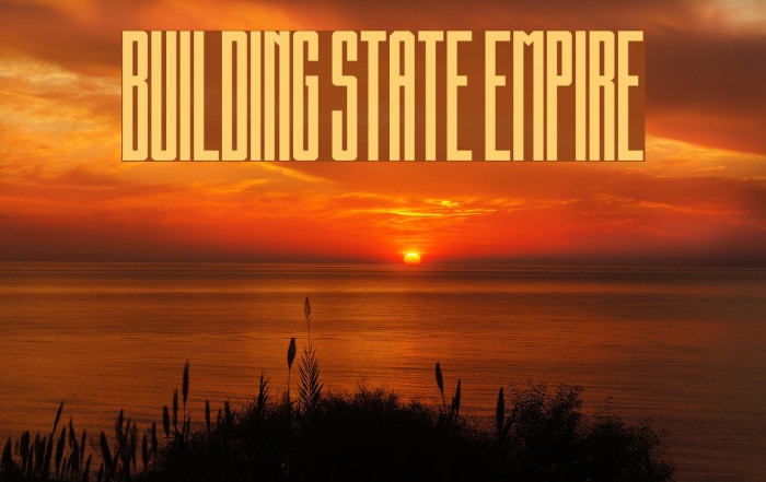 Building State Empire Font examples