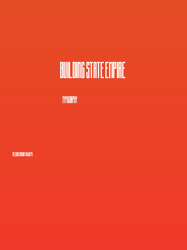 Building State Empire Poster