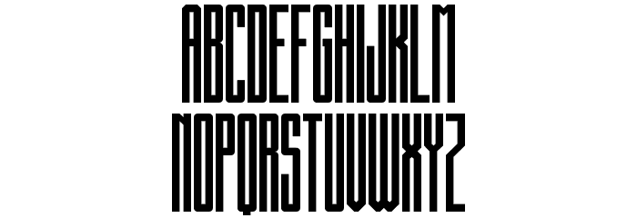 Building State Empire Font LOWERCASE