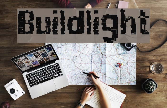Buildlight Font examples