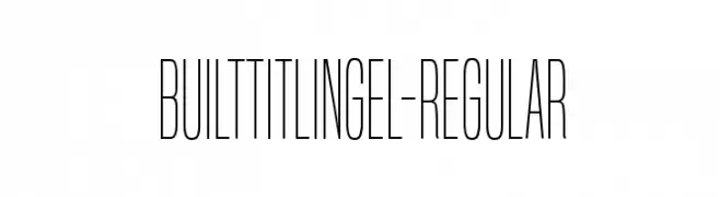 BuiltTitlingEl-Regular  नि: शुल्क फ़ॉन्ट्स डाउनलोड