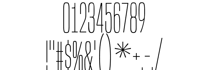 BuiltTitlingEl-Regular Font OTHER CHARS