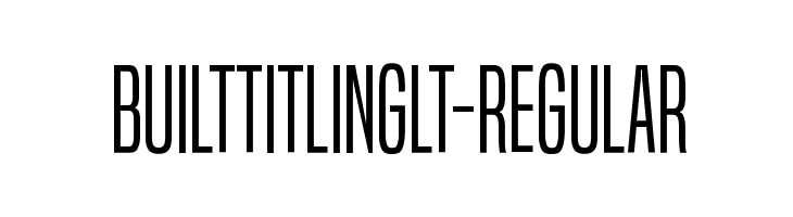 BuiltTitlingLt-Regular  لخطوط تنزيل