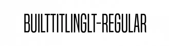 BuiltTitlingLt-Regular  Frei Schriftart Herunterladen