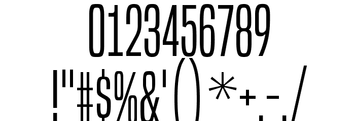 BuiltTitlingLt-Regular Font OTHER CHARS