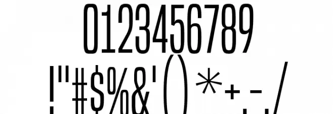 BuiltTitlingLt-Regular Font OTHER CHARS