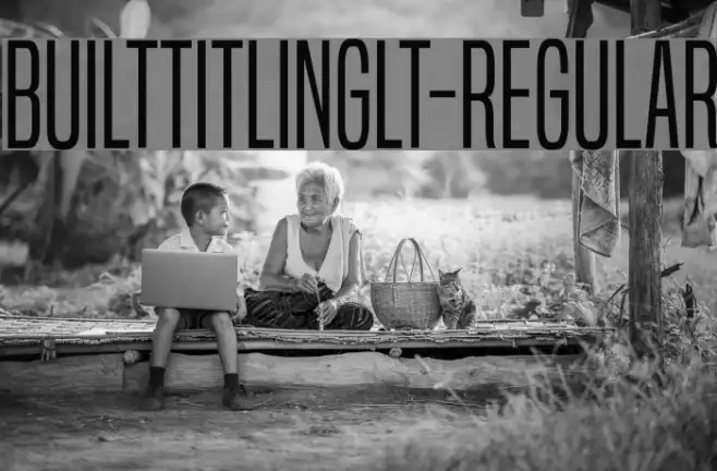 BuiltTitlingLt-Regular Example 3
