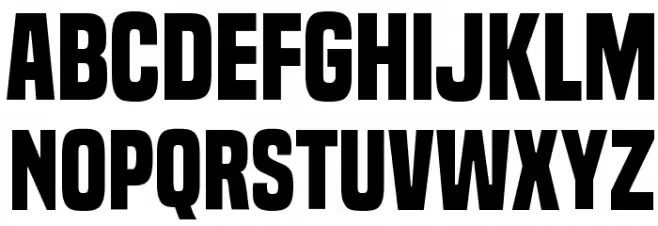 BuiltTitlingRg-Bold Font UPPERCASE