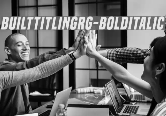 BuiltTitlingRg-BoldItalic Font examples
