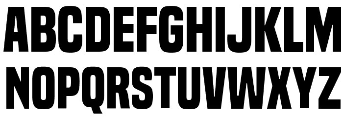 BuiltTitlingRg-Bold Font LOWERCASE