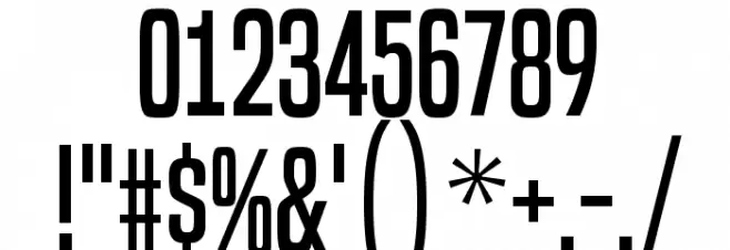 BuiltTitlingRg-Regular Font OTHER CHARS