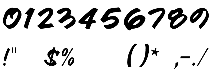 Buitenzorg Font OTHER CHARS
