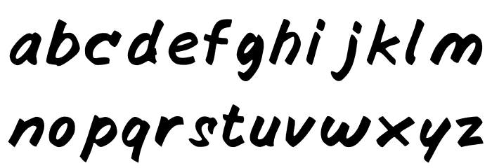 Buitenzorg Font LOWERCASE