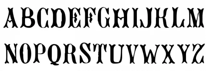 Bujardet Freres [Unregistered] Schriftart Groß